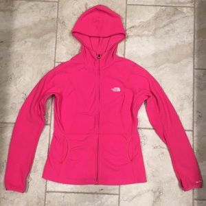 The North Face Fleece Full ZIP Jacket Pink Med.EUC